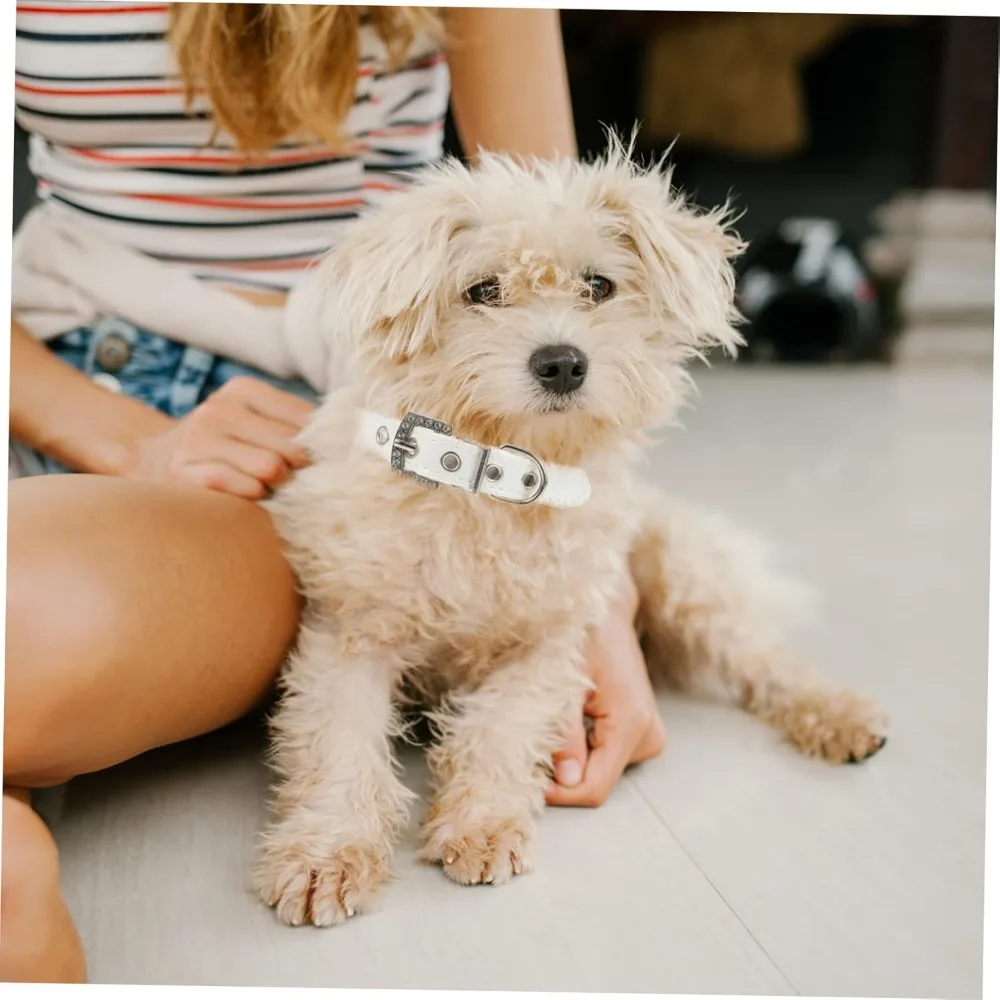 Dog Pearls Buckle Collar Leash Set Pearl Dog Collar Leash for Birthday Wedding Christmas Small Dog Pearl Chain Collar Jewelry - Image 2