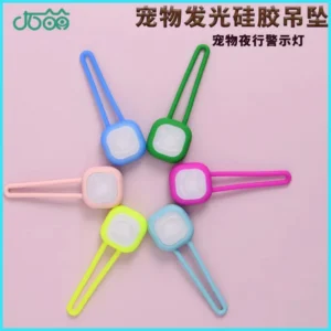 LED Dog Collar Light With Glowing Pendant Night Safety Reflective Leash For Walking Cat Anti-Lost Pet Tags Halloween