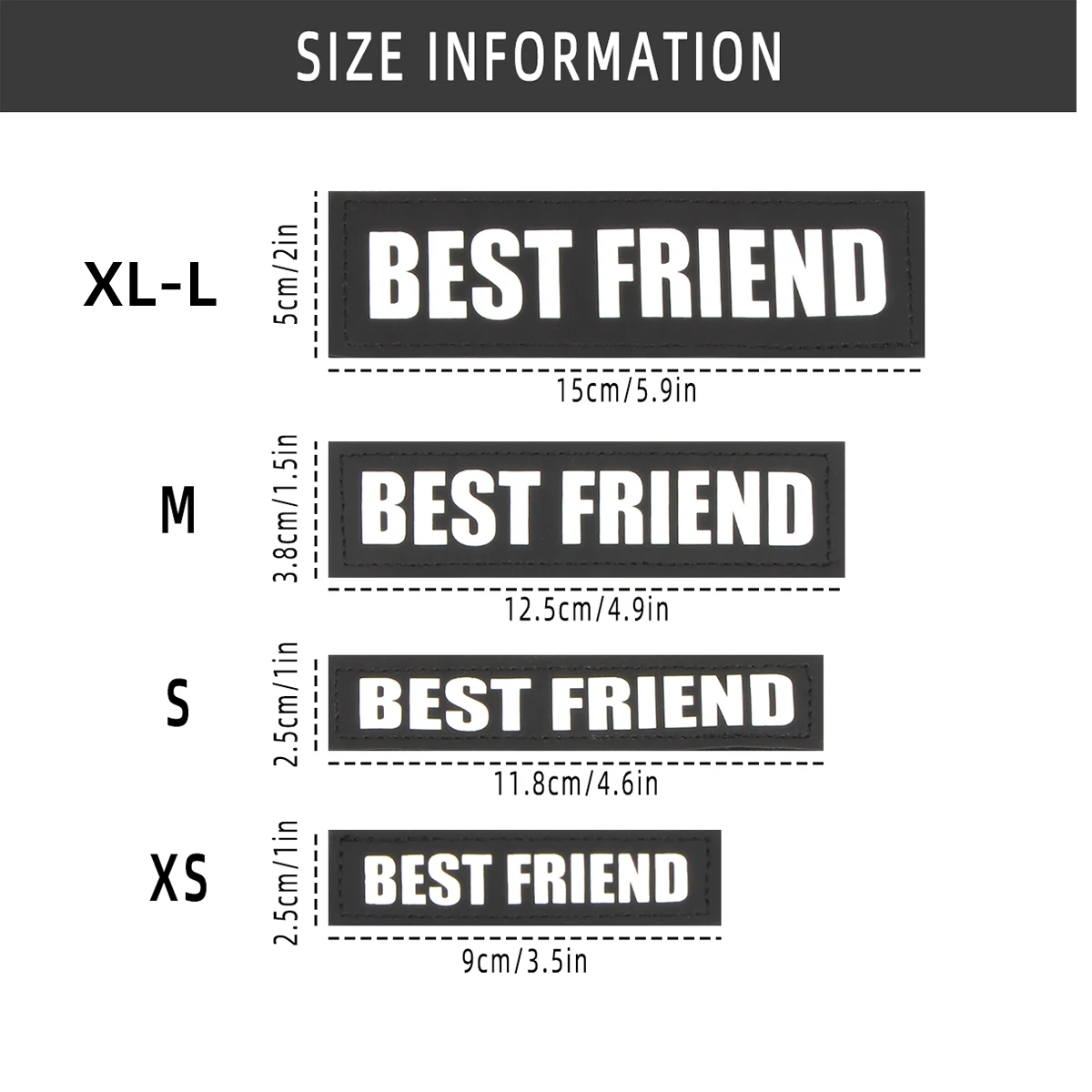 Custom Dog ID Tags For Harness Pet Name Anti-lost number Clothes Patches Dog Paw Print LOGO Personality Labels - Image 2