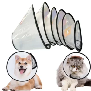 Dog Cat Pet Elizabethan Collar for Dogs Comfy Cones To Stop Licking Protective Collar for Dog After Surgery Anti-Bite Lick
