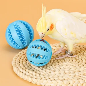 Foraging Balls Bird Toys Conures Feeder Toys Parakeets Foot Talon Toy Cockatiel Chewing Training Rattle Balls Parrot Cage Toys