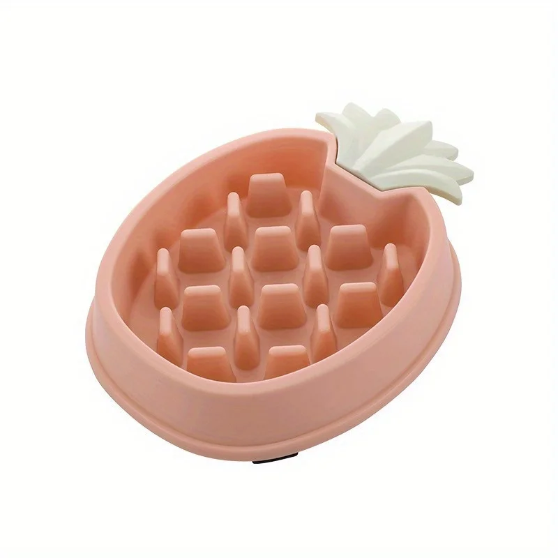 1pc Pineapple Shaped Slow Feeder Pet Bowl Anti-choking Dog Food and Water Bowl Pet Slow Feeding Basin Pet Puzzle Food Feeder - Image 6