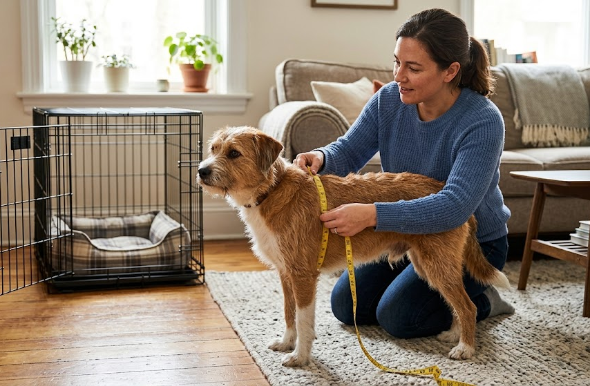 Dog crate size guide image 1